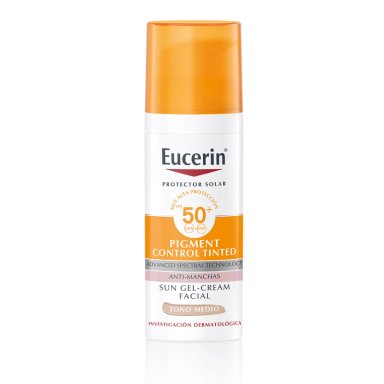 PROTECTOR SOLAR FACIAL EUCERIN SUN PIGMENT CONTROL TINTED TONO MEDIO SPF 50+ 50 ML - 1