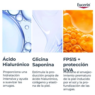 CREMA EUCERIN GEL ANTIEDAD DÍA HYALURON FILLER PIEL SECA SPF 15 50 ML - 4