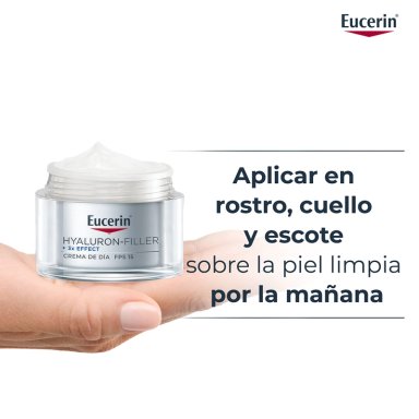 CREMA EUCERIN GEL ANTIEDAD DÍA HYALURON FILLER PIEL SECA SPF 15 50 ML - 8