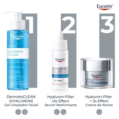 CREMA EUCERIN GEL ANTIEDAD NOCHE HYALURON FILLER PIEL SECA 50 ML - 9
