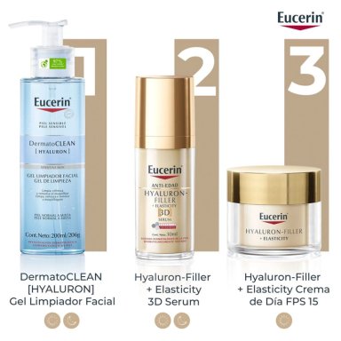 CREMA FACIAL EUCERIN HIDRATANTE DÍA HYALURON FILLER ELASTICITY SPF 15 50 ML - 6