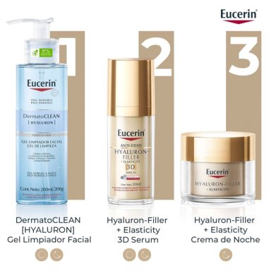 CREMA FACIAL EUCERIN HIDRATANTE NOCHE HYALURON FILLER ELASTICITY 50 ML - 6