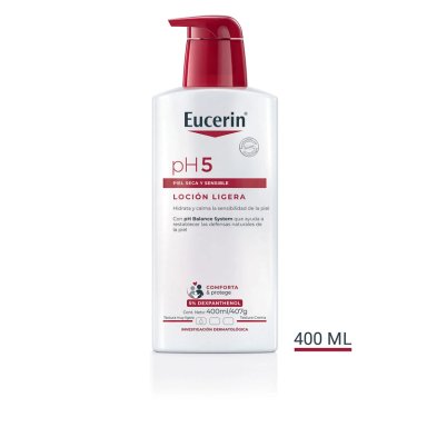 LOCION CORPORAL EUCERIN HIDRATANTE ULTRALIGERA PH5 BOMBA 400 ML - 2