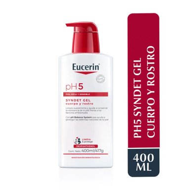 LIMPIADOR CORPORAL EUCERIN GEL PH5 SYNDET BOMBA 400 ML - 2