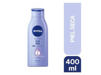 CREMA CORPORAL NIVEA SOFT MILK PIEL SECA 400 ML - 1