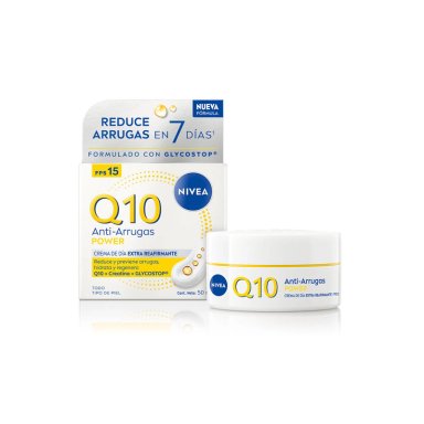 CREMA FACIAL NIVEA HIDRATANTE ANTIARRUGAS Q10 POWER DÍA SPF 20 50 ML - 1