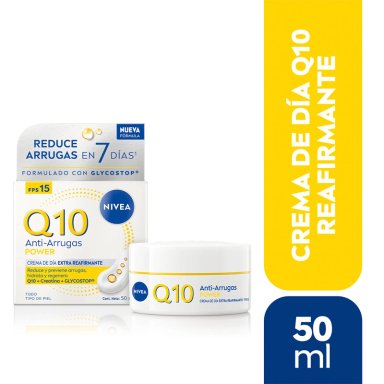 CREMA FACIAL NIVEA HIDRATANTE ANTIARRUGAS Q10 POWER DÍA SPF 20 50 ML - 2