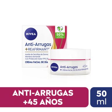 CREMA FACIAL NIVEA HIDRATANTE ANTIARRUGAS REAFIRMANTE 45 50 ML - 2