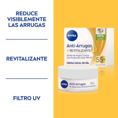 CREMA FACIAL NIVEA HIDRATANTE ANTIARRUGAS REVITALIZANTE 55 50 ML - 4