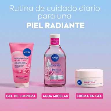 CREMA FACIAL NIVEA GEL HIDRATANTE ROSE CARE 50 ML - 10