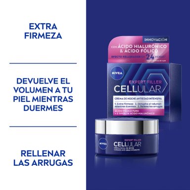 CREMA NIVEA GEL ANTIEDAD NOCHE CELLULAR 50 ML - 4