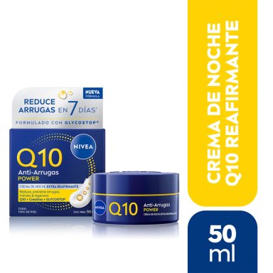 CREMA FACIAL NIVEA HIDRATANTE ANTIARRUGAS NOCHE Q10 POWER 50 ML - 2