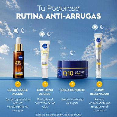 CREMA FACIAL NIVEA HIDRATANTE ANTIARRUGAS NOCHE Q10 POWER 50 ML - 8