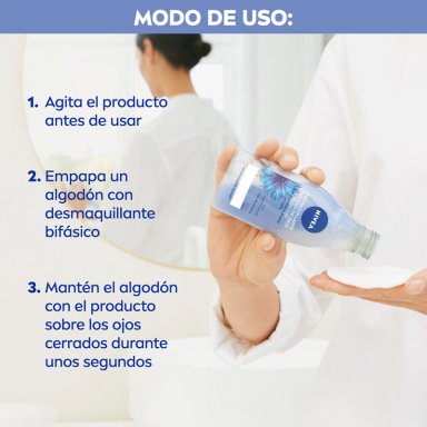 DESMAQUILLANTE OJOS NIVEA BIFÁSICO 125 ML - 5