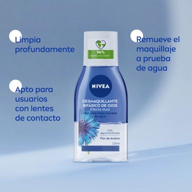 DESMAQUILLANTE OJOS NIVEA BIFÁSICO 125 ML - 7