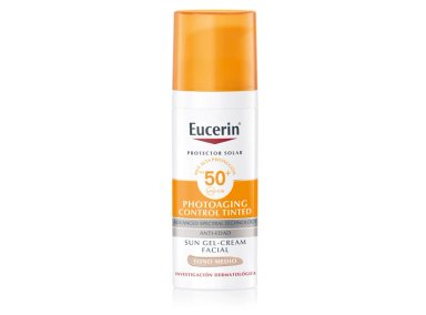 PROTECTOR SOLAR FACIAL EUCERIN SUN PHOTOAGING CONTROL TINTED TONO MEDIO SPF 50+ 50 ML - 1