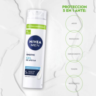 GEL DE AFEITAR NIVEA MEN SENSITIVE 200 ML - 3