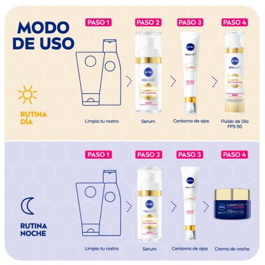 CREMA NIVEA NOCHE ANTIMANCHAS REGENERADORA CELLULAR LUMINOUS 50 ML - 8