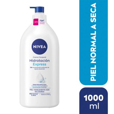 CREMA CORPORAL NIVEA HIDRATANTE HIDRATACIÓN EXPRESS 1 L - 2