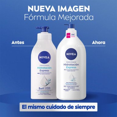 CREMA CORPORAL NIVEA HIDRATANTE HIDRATACIÓN EXPRESS 1 L - 7