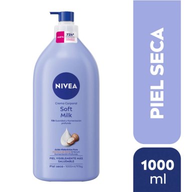 CREMA CORPORAL NIVEA HIDRATANTE SOFT MILK PIEL SECA 1 L - 2