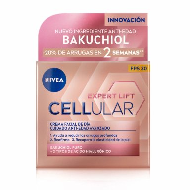 CREMA NIVEA GEL ANTIEDAD DÍA HYALURON CELLULAR FILLER ELASTICIDAD ANTIGRAVEDAD SPF 30 50 ML - 1