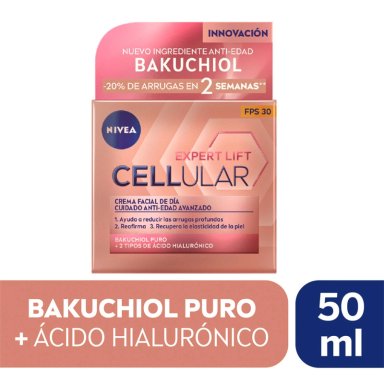 CREMA NIVEA GEL ANTIEDAD DÍA HYALURON CELLULAR FILLER ELASTICIDAD ANTIGRAVEDAD SPF 30 50 ML - 2