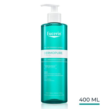 GEL LIMPIADOR EUCERIN DERMOPURE 400 ML - 1