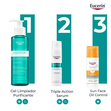 GEL LIMPIADOR EUCERIN DERMOPURE 400 ML - 10
