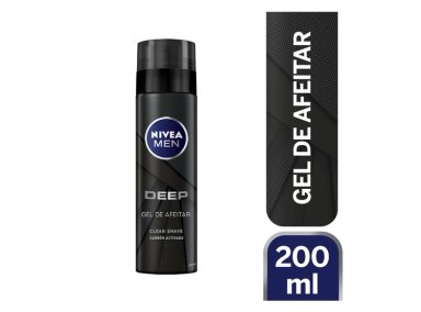 GEL DE AFEITAR NIVEA MEN DEEP 200 ML - 1