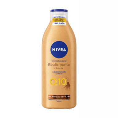 LOCION CORPORAL NIVEA HIDRATANTE Q10 REAFIRMANTE + AUTOBRONCEANTE 400 ML - 1