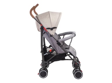 COCHE PARAGUA BEBE CLAP COMPACTO PLEGABLE MELANGE BEIGE - 3