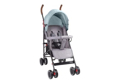 COCHE PARAGUA BEBE CLAP COMPACTO PLEGABLE MELANGE VERDE - 1