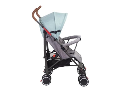 COCHE PARAGUA BEBE CLAP COMPACTO PLEGABLE MELANGE VERDE - 3