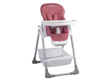 SILLA DE COMER BEBE INFANTIL SNACK LX ROSADA BEBESIT - 1