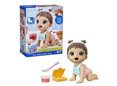 MUÑECA BABY ALIVE LIL SNACKS BEBÉ CASTAÑA - 3