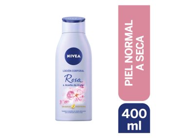 LOCION CORPORAL NIVEA HIDRATANTE ROSA & ACEITE ARGÁN 400 ML - 1
