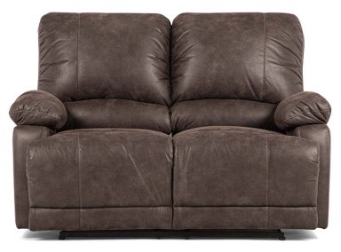 SOFÁ ROSEN RECLINABLE BUCAREST PU 2 CUERPOS CAFÉ - 1