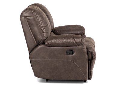 SOFÁ ROSEN RECLINABLE BUCAREST PU 2 CUERPOS CAFÉ - 5