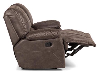 SOFÁ ROSEN RECLINABLE BUCAREST PU 2 CUERPOS CAFÉ - 6