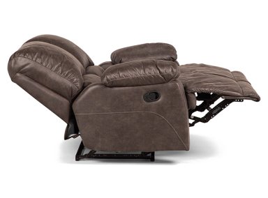 SOFÁ ROSEN RECLINABLE BUCAREST PU 2 CUERPOS CAFÉ - 7
