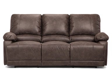 SOFÁ ROSEN RECLINABLE BUCAREST PU 3 CUERPOS CAFÉ - 1