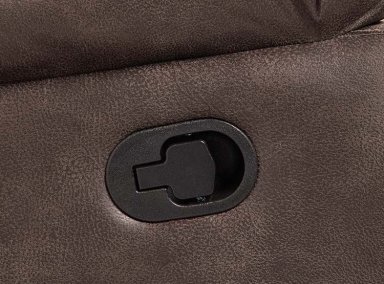 SOFÁ ROSEN RECLINABLE BUCAREST PU 3 CUERPOS CAFÉ - 11