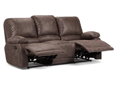 SOFÁ ROSEN RECLINABLE BUCAREST PU 3 CUERPOS CAFÉ - 3