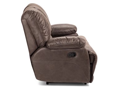 SOFÁ ROSEN RECLINABLE BUCAREST PU 3 CUERPOS CAFÉ - 5