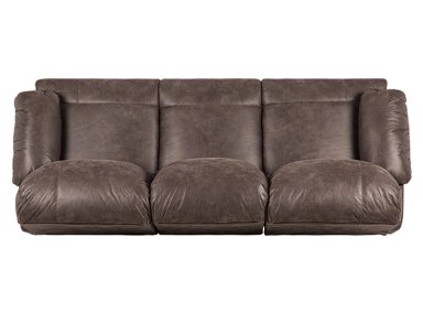 SOFÁ ROSEN RECLINABLE BUCAREST PU 3 CUERPOS CAFÉ - 8