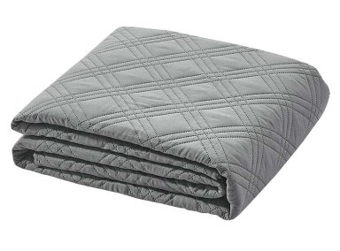 CUBRECAMA QUILT ANDES KING GRIS LISO - 2
