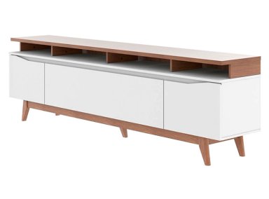 RACK PARA TV 80 PULGADAS FLYN DECOCASA STILO OFF 2.2 BLANCO - 2
