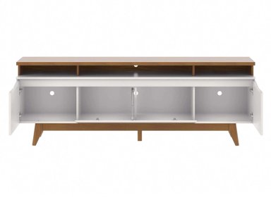 RACK PARA TV 80 PULGADAS FLYN DECOCASA STILO OFF 2.2 BLANCO - 3
