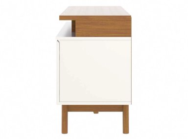 RACK PARA TV 80 PULGADAS FLYN DECOCASA STILO OFF 2.2 BLANCO - 4